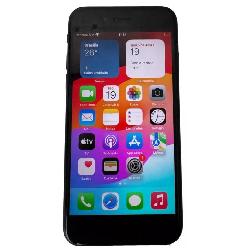 Usado: iPhone SE2 64GB Preto - Outlet Bateria 70% - Apple - iPhone